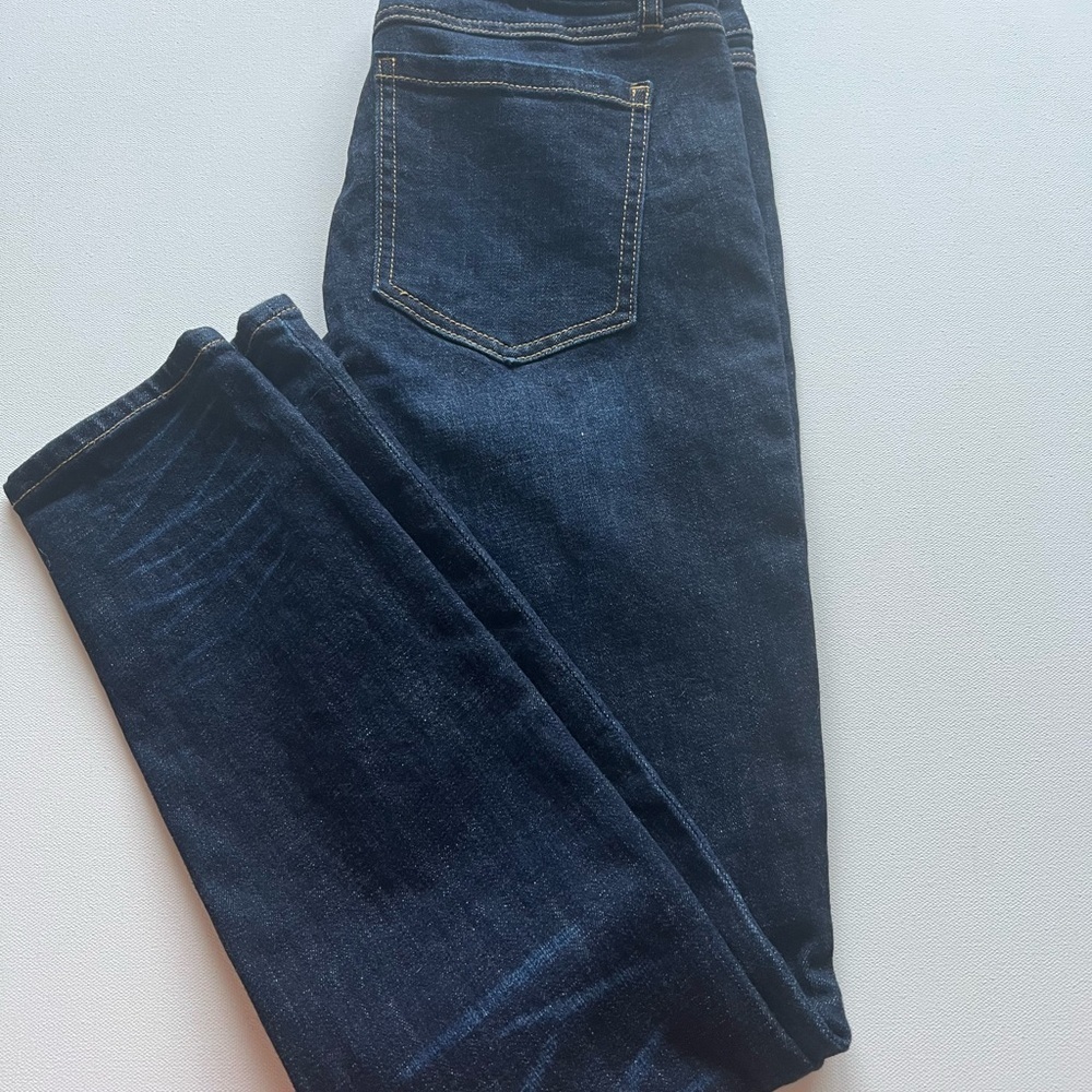 CAbi Jeans Women Blue Denim Bootcut Jeans Size 6 Dark Wash Cotton Blend‎ (E5)